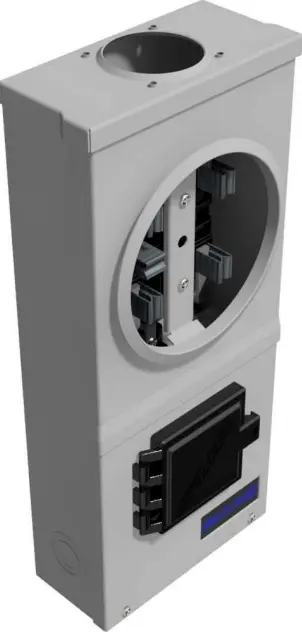 BASE DE MEDICIÓN INTEGRAL MONOFÁSICA 5 TERMINALES 125 AMP ALIMENTACIÓN AÉREA RILEZ