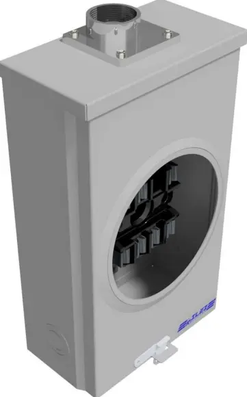 BASE PARA WATTHORÍMETRO TRIFÁSICO 7 TERMINALES 125 AMP, RILEZ