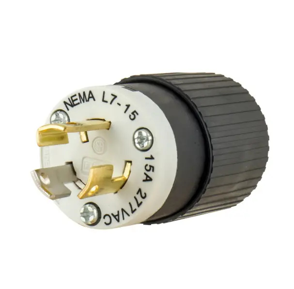 CLAVIJA DE BLOQUEO INDUSTRIAL L7-15P, 15A 277V, BRYANT