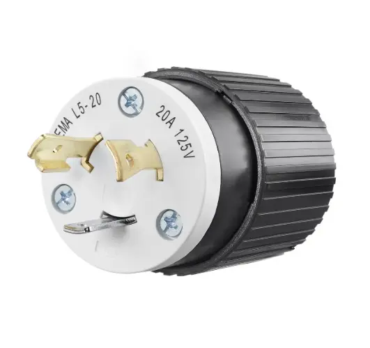 CLAVIJA DE BLOQUEO INDUSTRIAL L5-20P, 20A 125V, BRYANT