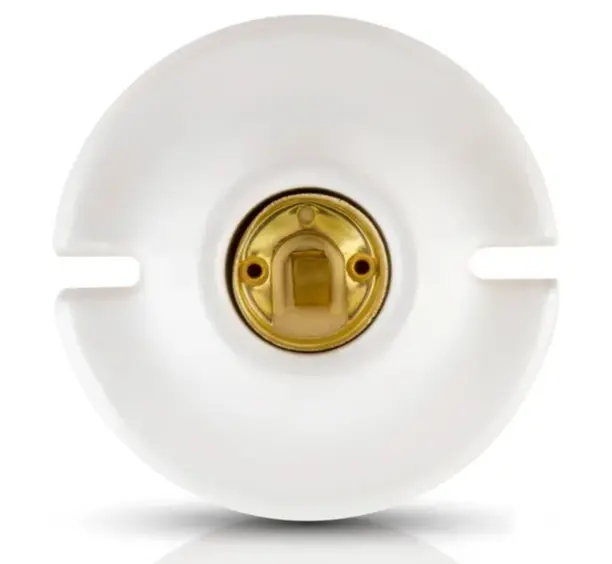PORTALÁMPARA ROCETA PORCELANA 4" E26 IUSA