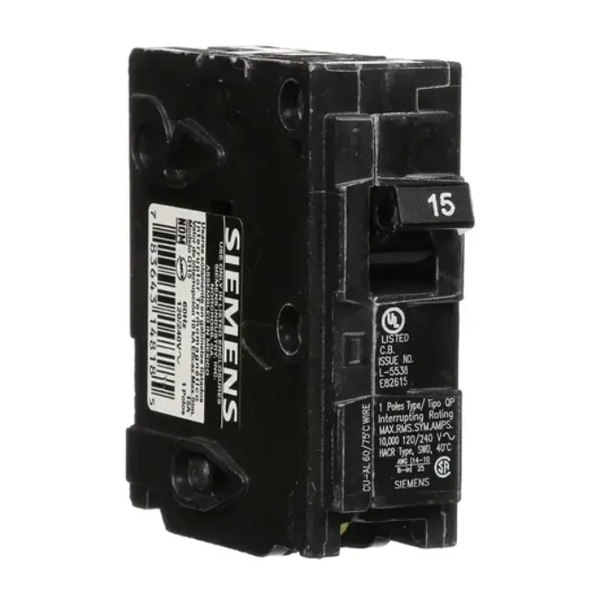 INTERRUPTOR TERMOMAGNÉTICO  ENCHUFABLE QP SIEMENS