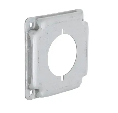 TAPA GALVANIZADA 4X4" PARA TOMACORRIENTE 50A, RACO
