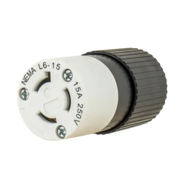 TOMA DE BLOQUEO COLGANTE INDUSTRIAL L6-15R, 15A 250V, BRYANT