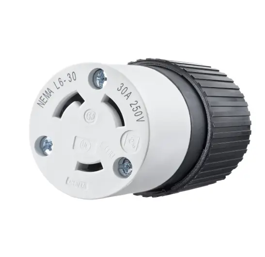 TOMA DE BLOQUEO COLGANTE INDUSTRIAL L6-30R, 30A 250V, BRYANT 