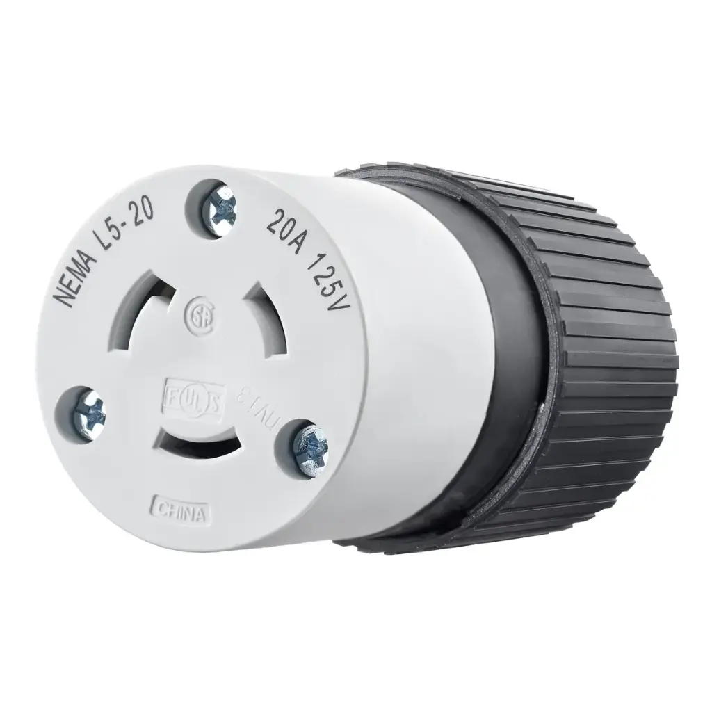 TOMA DE BLOQUEO COLGANTE INDUSTRIAL L5-20R, 20A 125V, BRYANT