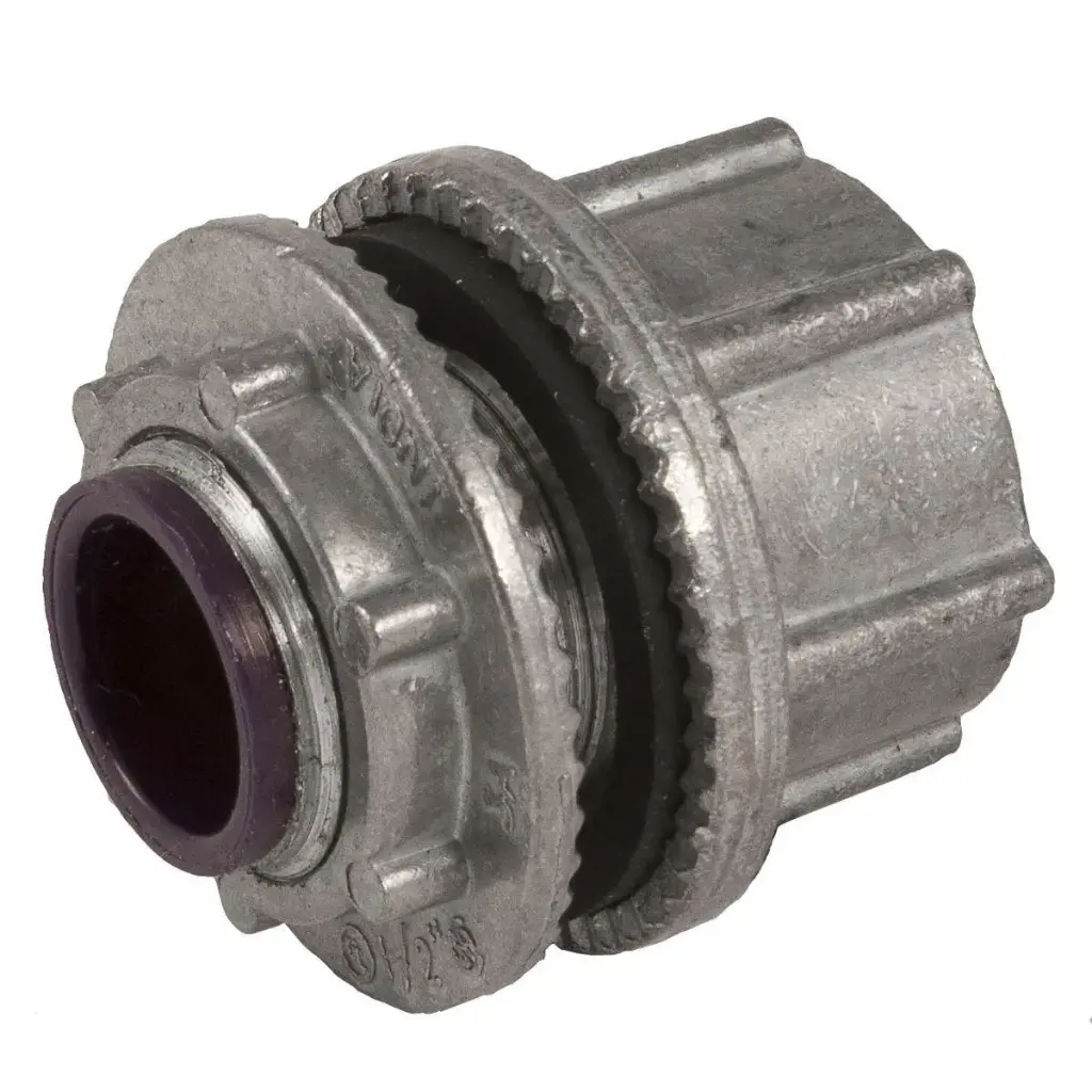 CONECTOR HUB PARED GRUESA, GARGANTA AISLADA, RACO