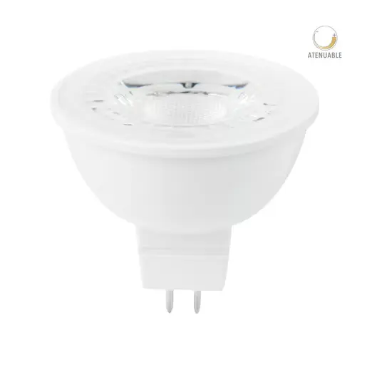 FOCO LED MR16 7W, 30K, 100-127V, BASE GX5.3, ATENUABLE, TECNOLITE