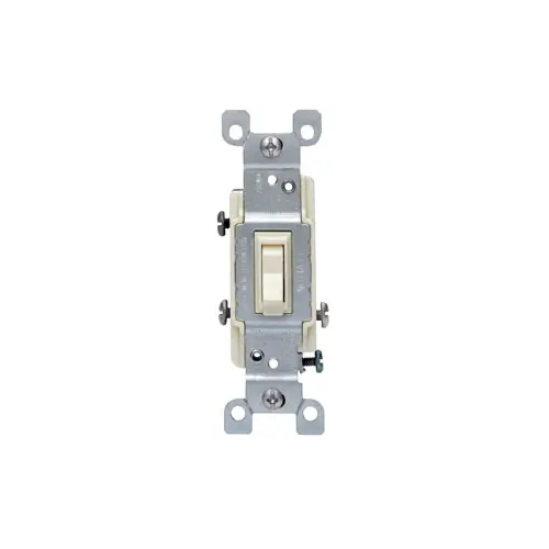 APAGADOR SENCILLO DE PALANCA 15A, 120V, SIN CONEXIÓN A TIERRA, LEVITON