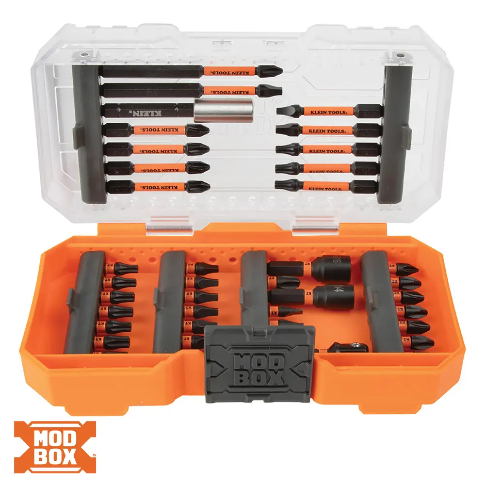 JUEGO DE PUNTAS PARA DESARMADOR DE IMPACTO PROFLEX, 40 PIEZAS KLEINTOOLS