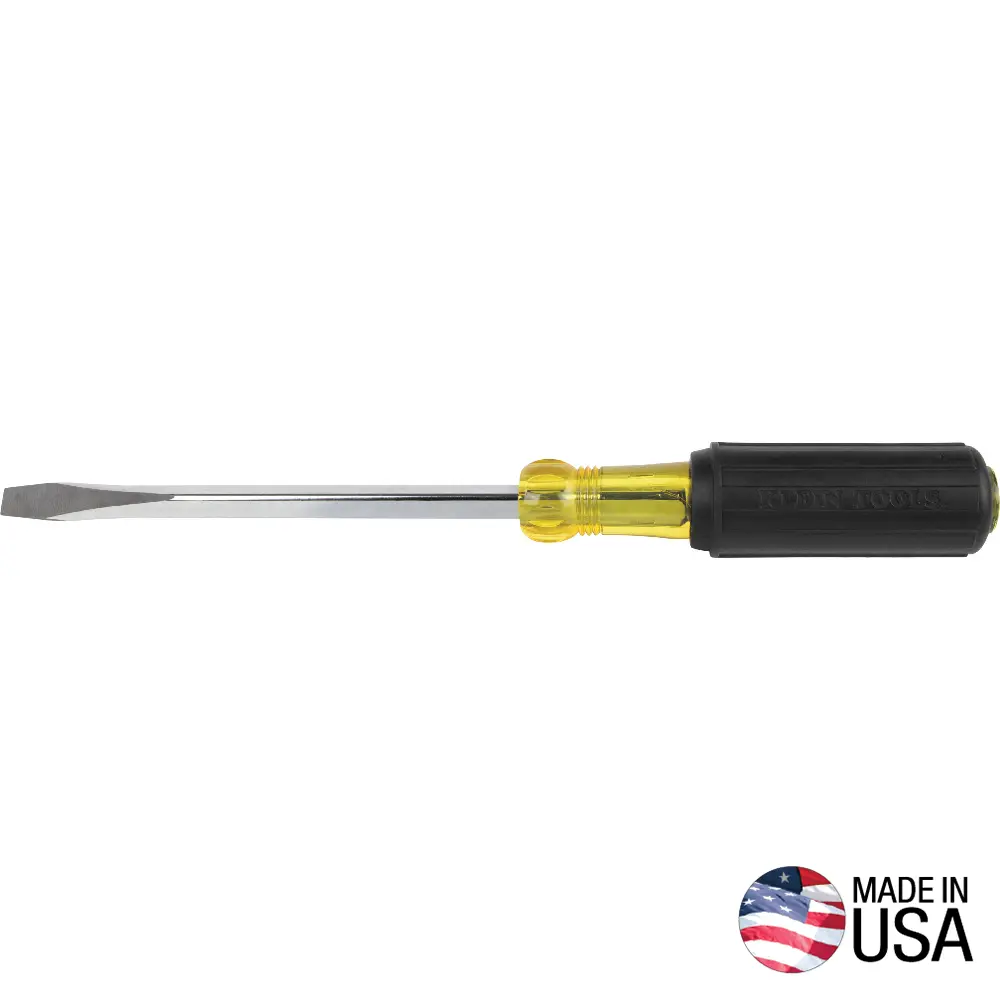 DESARMADOR CON BARRA CUADRADA DE 15.2 CM Y PUNTA PLANA DE 0.8 CM KLEIN TOOLS