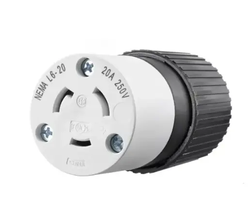 [70620NC] TOMA DE BLOQUEO COLGANTE INDUSTRIAL L6-20R, 20A 250V, BRYANT