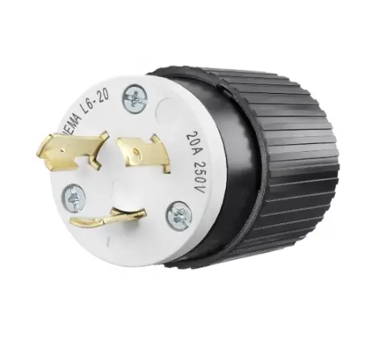 [70620NP] CLAVIJA DE BLOQUEO INDUSTRIAL L6-20P, 20A 250V, BRYANT
