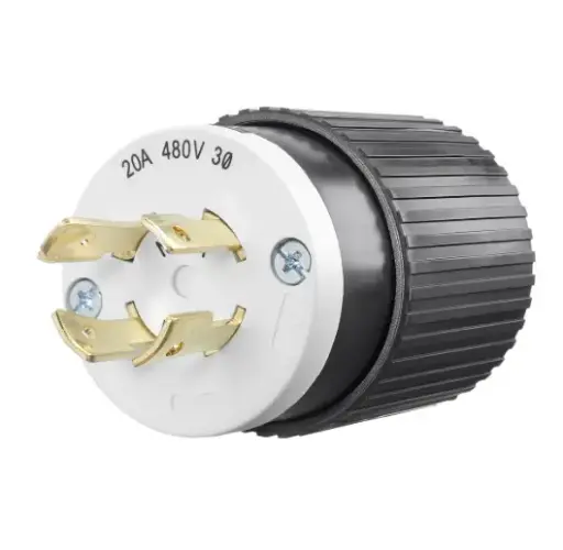 [71620NP] CLAVIJA DE BLOQUEO INDUSTRIAL L16-20P, 20A 480V TRIFÁSICO DELTA, BRYANT