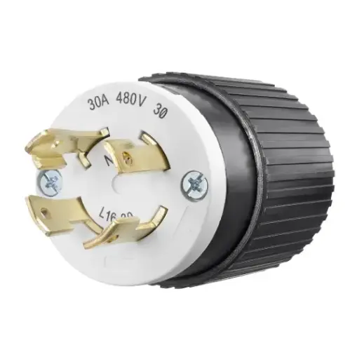 [71630NP] CLAVIJA DE BLOQUEO INDUSTRIAL L16-30P, 30A 480V TRIFÁSICO DELTA BRYANT