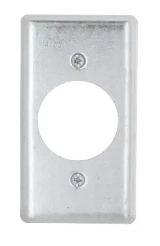 [T24T30] TAPA GALVANIZADA 2X4" CON SEGURO DE GIRO PARA TOMACORRIENTE 20-30A, RACO