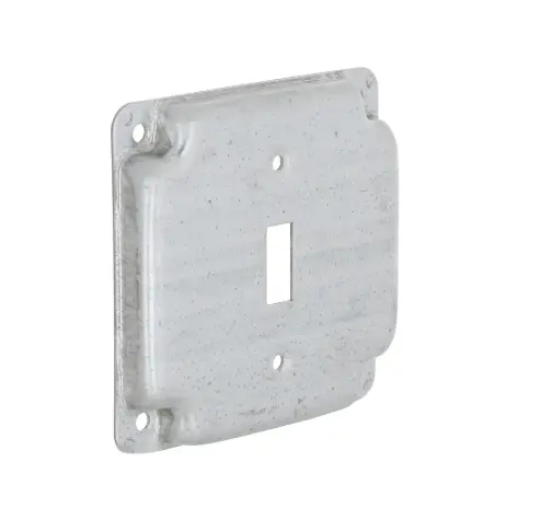 [T44-1A] TAPA GALVANIZADA 4X4" PARA APAGADOR SENCILLO, RACO