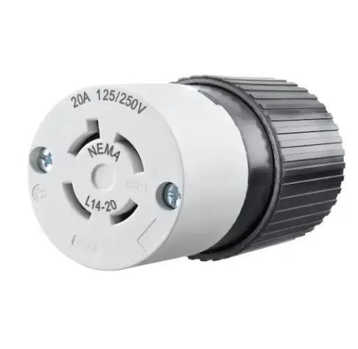 [71420NC] TOMA DE BLOQUEO COLGANTE INDUSTRIAL L14-20R, 20A 125/250V, BRYANT