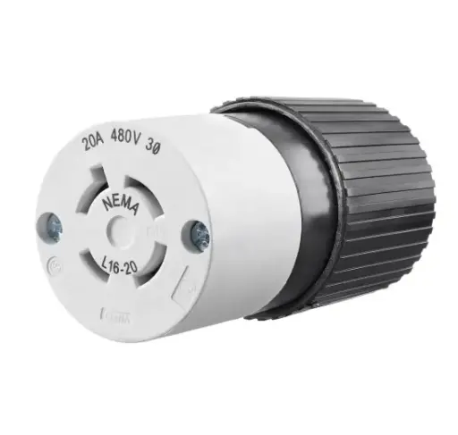 [71620NC] TOMA DE BLOQUEO COLGANTE INDUSTRIAL L16-20R, 20A 480V TRIFÁSICO DELTA, BRYANT