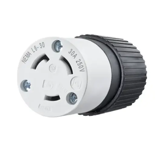 [70630NC] TOMA DE BLOQUEO COLGANTE INDUSTRIAL L6-30R, 30A 250V, BRYANT 