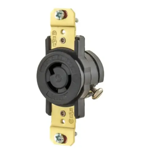 [4710] RECEPTÁCULO DE BLOQUEO EMPOTRABLE INDUSTRIAL L5-15R, 15A 125V, BRYANT