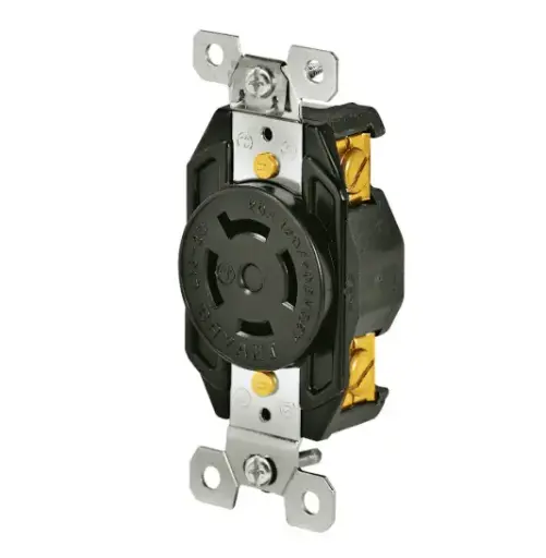 [71820FR] RECEPTÁCULO DE BLOQUEO INDUSTRIAL EMPOTRABLE L18-20R, 20A 120/208V TRIFÁSICO WYE, BRYANT