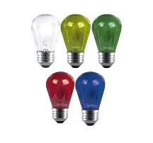 FOCO S14 11W E26 COLORES CLARO (INCANDESCENTES) SAGLITE