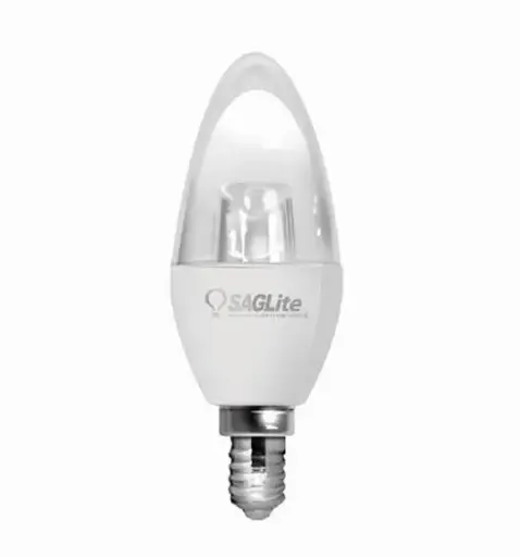 FOCO LED FLAMA 5W 100-265V TRANSPARENTE SAGLITE