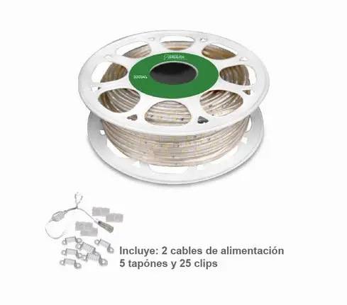MANGUERA LED PLANA 150W 130V 25M 60LEDS/M SAGLITE