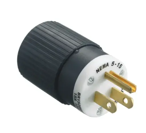 [BRY5266NP] CLAVIJA RECTA 5-15P, 15A 125V, USO INDUSTRIAL/COMERCIAL, BRYANT