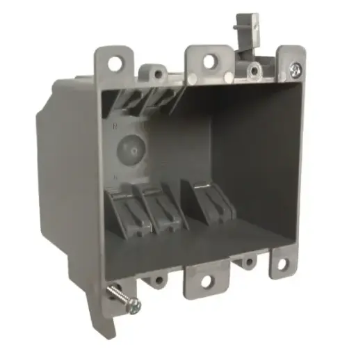 [7488RAC] CAJA PLÁSTICA 4X4", 2 3/4" PROF, PARA TABLAROCA, RACO