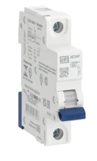 INTERRUPTOR RIEL MINI MDWP CURVA C, WEG