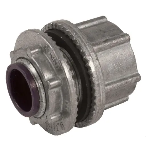 CONECTOR HUB PARED GRUESA, GARGANTA AISLADA, RACO