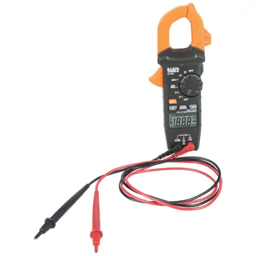 [CL120] MULTÍMETRO DIGITAL DE GANCHO DE RANGO AUTOMATICO DE 400A CA KLEIN