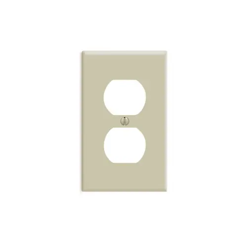 TAPA PARA TOMACORRIENTE DOBLE 2X4 BAQUELITA LEVITON