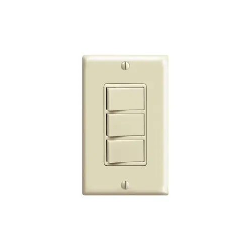 APAGADOR TRIPLE DECORA 15A, 120V, LEVITON