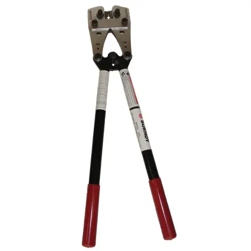 [MRC840] PINZA MECÁNICA CRIMPADORA #8-4/0, DADO ROTATIVO, BURNDY
